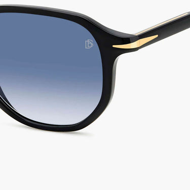 David Beckham Okulary Przeciwsłoneczne DB 1140/S 807 Czarny/Niebieski Gradient Męskie 3
