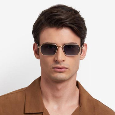David Beckham Okulary Przeciwsłoneczne DB 1174/S RHL1V Nero/Blu Specchio Męskie