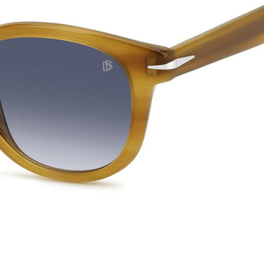 David Beckham Okulary Przeciwsłoneczne DB 1198/S B4L08 Giallo/Blu Sfumato Męskie