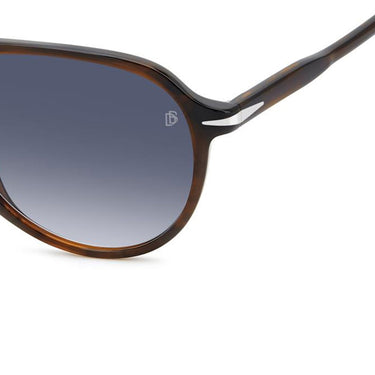 David Beckham Occhiali da Sole DB 1200 S EX408 Marrone Corno Blu Sfumato Uomo 3