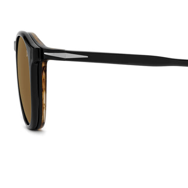 David Beckham Occhiali da Vista DB 1018 C 05KSP Nero Marrone Trasparente con Clip Polarizzata Uomo  6