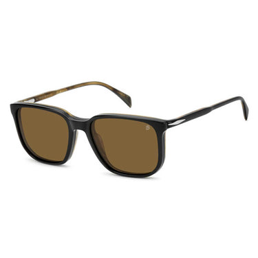 David Beckham Occhiali da Vista DB 1210/C PPO Nero Giallo/Trasparente con Clip Polarizzata Uomo 3