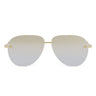 Dior Lunettes de Soleil NEODIOR A1U B0H4 Or/Argent Miroité Homme