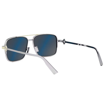 Dior Okulary Przeciwsłoneczne CD Diamond S9U F2A5 Srebrny/Szary Unisex 3