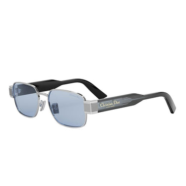 Dior Okulary Przeciwsłoneczne CHRISTIAN DIOR LABEL S2U F0I0 Srebrny/Niebieski Męskie 2