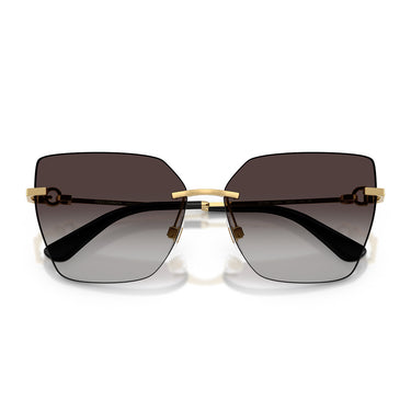 Dolce & Gabbana Okulary Przeciwsłoneczne DG2321 02 8G Złoto Szary Gradient Damskie 5