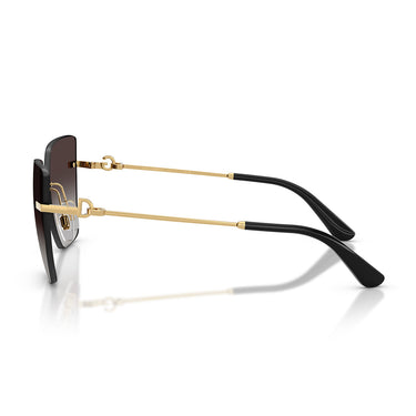 Dolce & Gabbana Okulary Przeciwsłoneczne DG2321 02 8G Złoto Szary Gradient Damskie 3