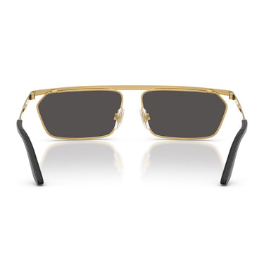 Dolce & Gabbana Occhiali da Sole DG2327 131387 Oro Argento/Grigio Scuro Uomo 3