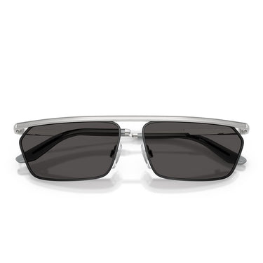 Dolce & Gabbana Occhiali da Sole DG2327 132487 Argento Nero Opaco/Grigio Scuro Uomo 4