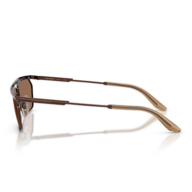 Dolce & Gabbana Occhiali da Sole DG2327 133673 Marrone Opaco/Marrone Scuro Uomo 2