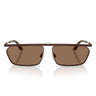 Dolce & Gabbana Occhiali da Sole DG2327 133673 Marrone Opaco/Marrone Scuro Uomo