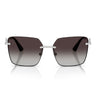 Dolce & Gabbana Occhiali da Sole DG2332B 05/8G Argento/Grigio Sfumato Donna