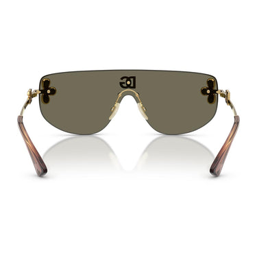 Dolce & Gabbana Occhiali da Sole DG2333B 02/03 Oro/Trasparente Specchiato Giallo Donna 3