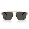 Dolce & Gabbana Occhiali da Sole DG2336 02/87 Oro/Grigio Scuro Uomo
