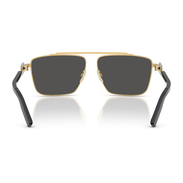 Dolce & Gabbana Occhiali da Sole DG2336 02/87 Oro/Grigio Scuro Uomo