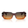 Dolce & Gabbana Occhiali da Sole DG4485 348618 Marrone Striato Sfumato Arancione Sfumato Uomo