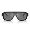 Dolce & Gabbana Occhiali da Sole DG4507 25256G Nero Opaco/Grigio Specchiato Uomo