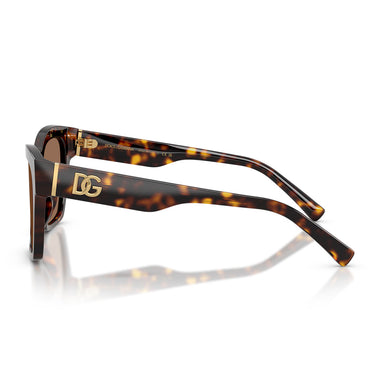 Dolce & Gabbana Okulary Przeciwsłoneczne DG4512 502/73 Brązowy/Ciemny Brąz Damskie 3