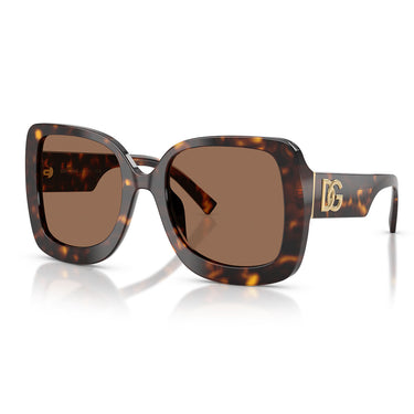 Dolce & Gabbana Occhiali da Sole DG4513 502 73 Marrone Marrone Scuro Donna 2