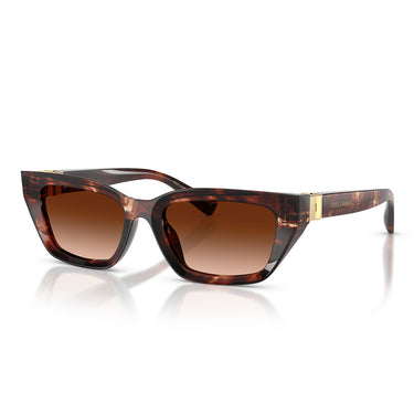 Dolce & Gabbana Occhiali da Sole DG4532 322274 Marrone Rosso Scuro Marrone Sfumato Donna 2