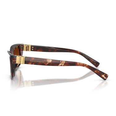 Dolce & Gabbana Occhiali da Sole DG4532 322274 Marrone Rosso Scuro Marrone Sfumato Donna 3