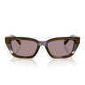 Dolce & Gabbana Occhiali da Sole DG4532 3447LA Verde Oliva Striato Viola Donna 