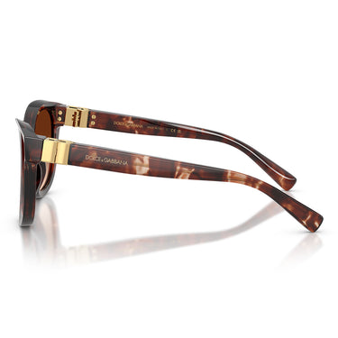 Dolce & Gabbana Occhiali da Sole DG4533 322274 Marrone Rosso Scuro Marrone Sfumato Donna  3