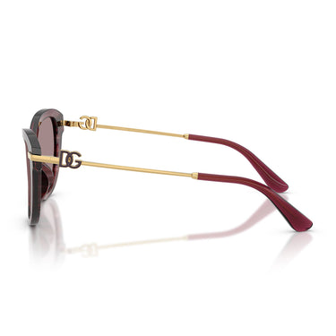 Dolce & Gabbana Occhiali da Sole DG4534 3474LA Striato Viola Oro Viola Donna  3