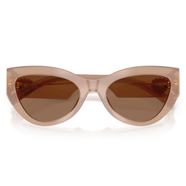 Dolce & Gabbana Sonnenbrille DG4536 304273 x Devotion Opalbraun/Dunkelbraun Damen
