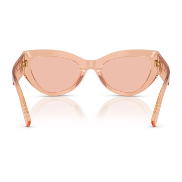 Dolce & Gabbana Occhiali da Sole DG4536 322684 x Devotion Nude Trasparente/Rosa Scuro Donna 3
