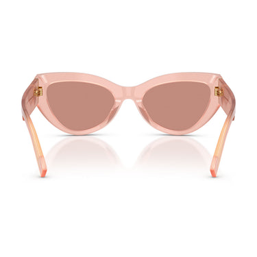 Dolce & Gabbana Sonnenbrille DG4536 338496 x Devotion Opalrosa/Dunkelviolett Damen