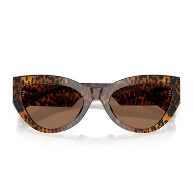 Dolce & Gabbana Occhiali da Sole DG4536 347073 x Devotion Leo Trasparente/Marrone Scuro Donna 5