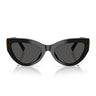 Dolce & Gabbana Occhiali da Sole DG4536 501 87 x Devotion Nero Grigio Scuro Donna