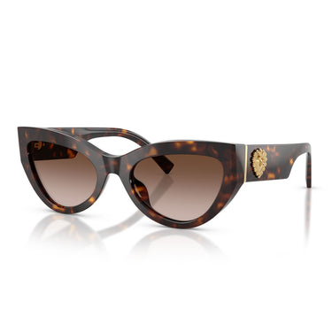Dolce & Gabbana Occhiali da Sole DG4536 502 13 x Devotion Marrone Marrone Sfumato Donna 2