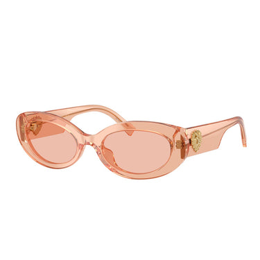 Dolce & Gabbana Occhiali da Sole DG4537 322684 x Devotion Nude Trasparente/Rosa Scuro Donna 1