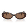Dolce & Gabbana Occhiali da Sole DG4537 502 73 x Devotion Marrone Marrone Scuro Donna