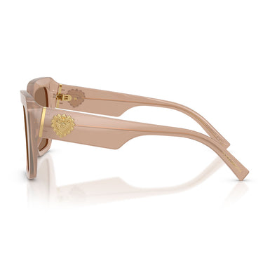 Dolce & Gabbana Occhiali da Sole DG4538 304273 x Devotion Marrone Opale/Marrone Scuro Donna