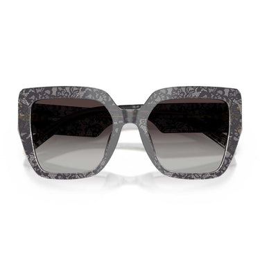 Dolce & Gabbana Occhiali da Sole DG4538 34718G x Devotion Print Black Lace/Grigio Sfumato Donna 4