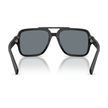 Dolce & Gabbana Occhiali da Sole DG4544 25256G Nero Opaco Grigio Nero Specchiato Uomo 4