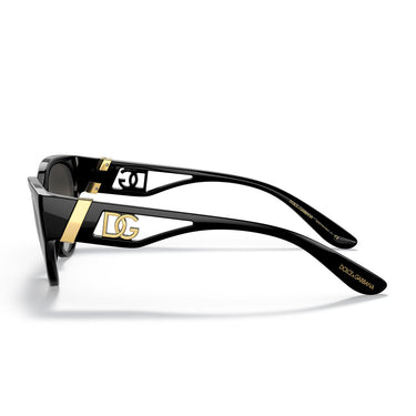 Dolce & Gabbana Okulary Przeciwsłoneczne DG6146 501/8G Złoty/Ciemny Szary Damskie 3
