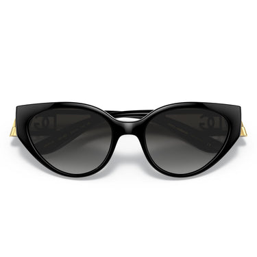 Dolce & Gabbana Okulary Przeciwsłoneczne DG6146 501/8G Złoty/Ciemnoszary Damskie