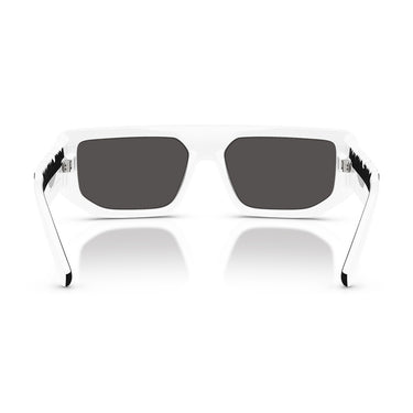 Dolce & Gabbana Okulary Przeciwsłoneczne DG6203 331287 Biały Ciemnoszary Unisex 4