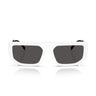Dolce & Gabbana Okulary Przeciwsłoneczne DG6203 331287 Biały Ciemnoszary Unisex
