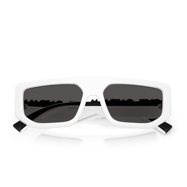 Dolce & Gabbana Okulary Przeciwsłoneczne DG6203 331287 Biały Ciemnoszary Unisex 5