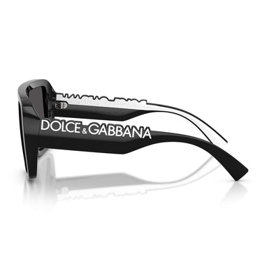 Dolce & Gabbana Okulary Przeciwsłoneczne DG6204 501 87 Nero Grigio Scuro Unisex 3