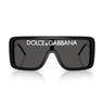 Dolce & Gabbana Okulary Przeciwsłoneczne DG6204 L50187 Nero Grigio Scuro Unisex