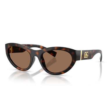Dolce & Gabbana Occhiali da Sole DG6207 502 73 Marrone Marrone Scuro Donna  2