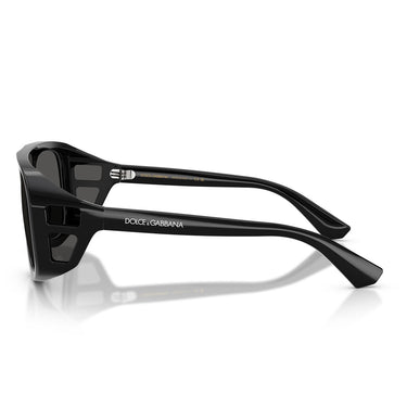 Dolce & Gabbana Occhiali da Sole DG6208 501/87 Nero/Grigio Scuro Uomo