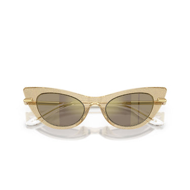 Dolce & Gabbana Sunglasses DX4008 31035A Glitter Gold/Light Brown Gold Mirror Kids