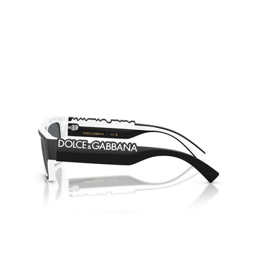 Dolce & Gabbana Okulary Przeciwsłoneczne DX6011 34576G Nero Bianco/Grigio Chiaro Specchiato Bambini 3
